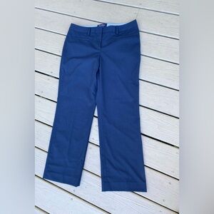 Lands End - Legendary Quality/Classic Clothing navy stretch crop pants Size: 8P